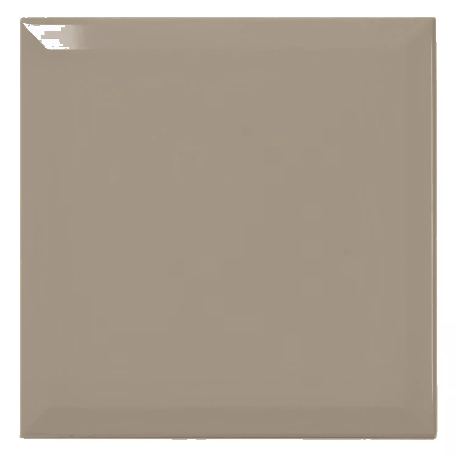 Ladrilho do metrô Marrom Brilhante 20x20 cm Faceta Freetown Mink