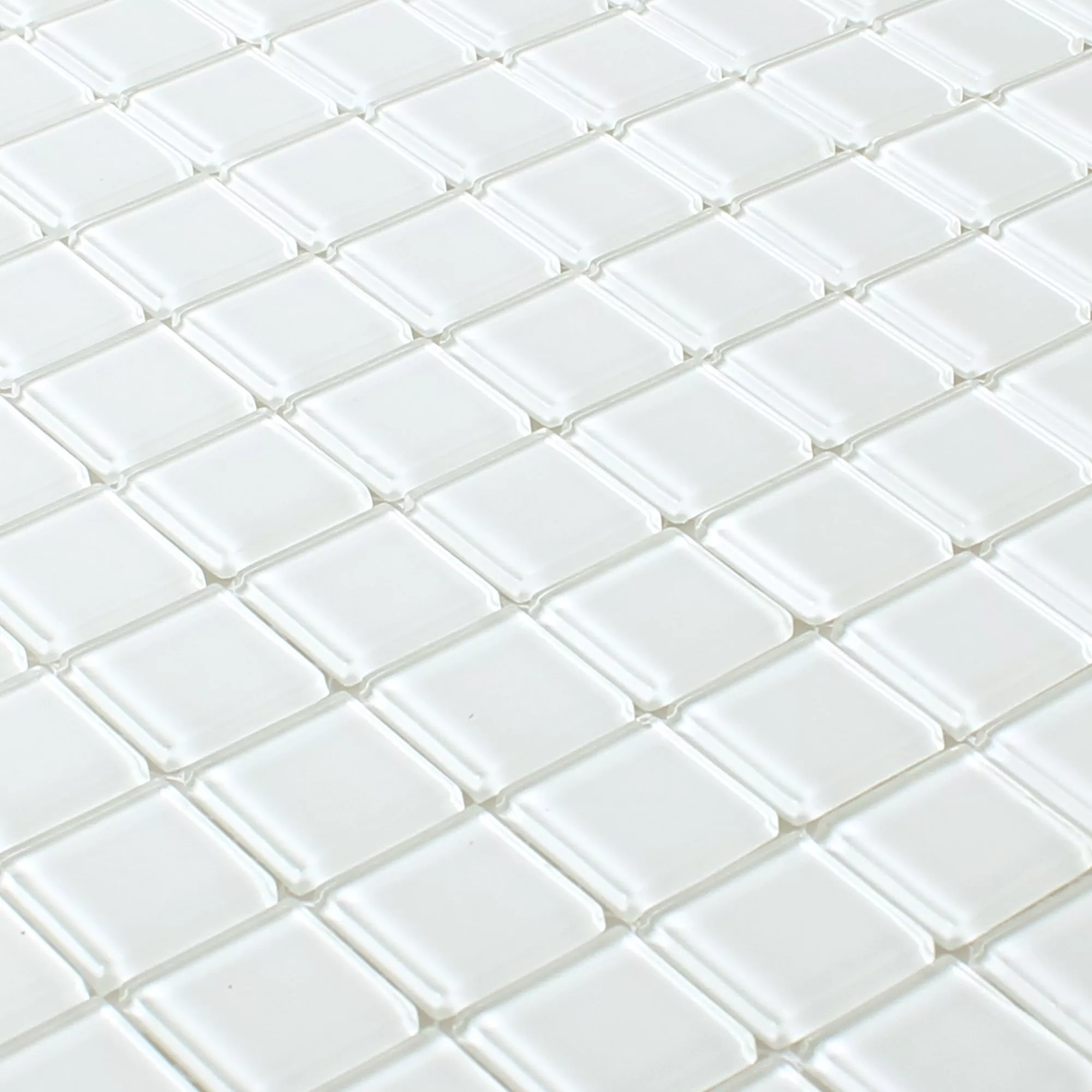 Mosaico De Vidro Azulejos Florida Branco