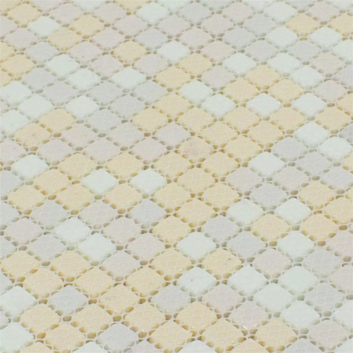 Mosaico De Vidro Azulejos Delight Creme Mix