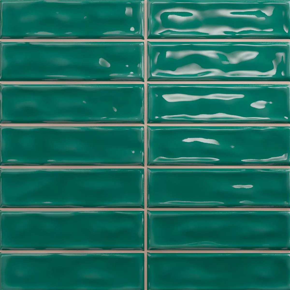 Azulejos Verbania Haste Brilhante Ondulado Verde 20x20cm