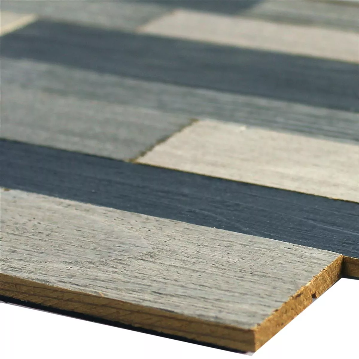 Azulejo Mosaico Madeira Paris Autoadesivo Cinza Mix Azulejo Mosaico Madeira Paris Autoadesivo Cinza Mix