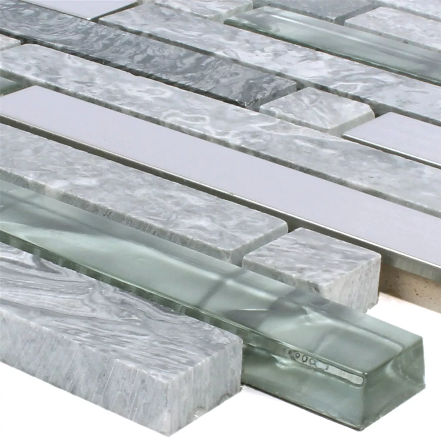 Azulejo Mosaico Yokohama Cinza