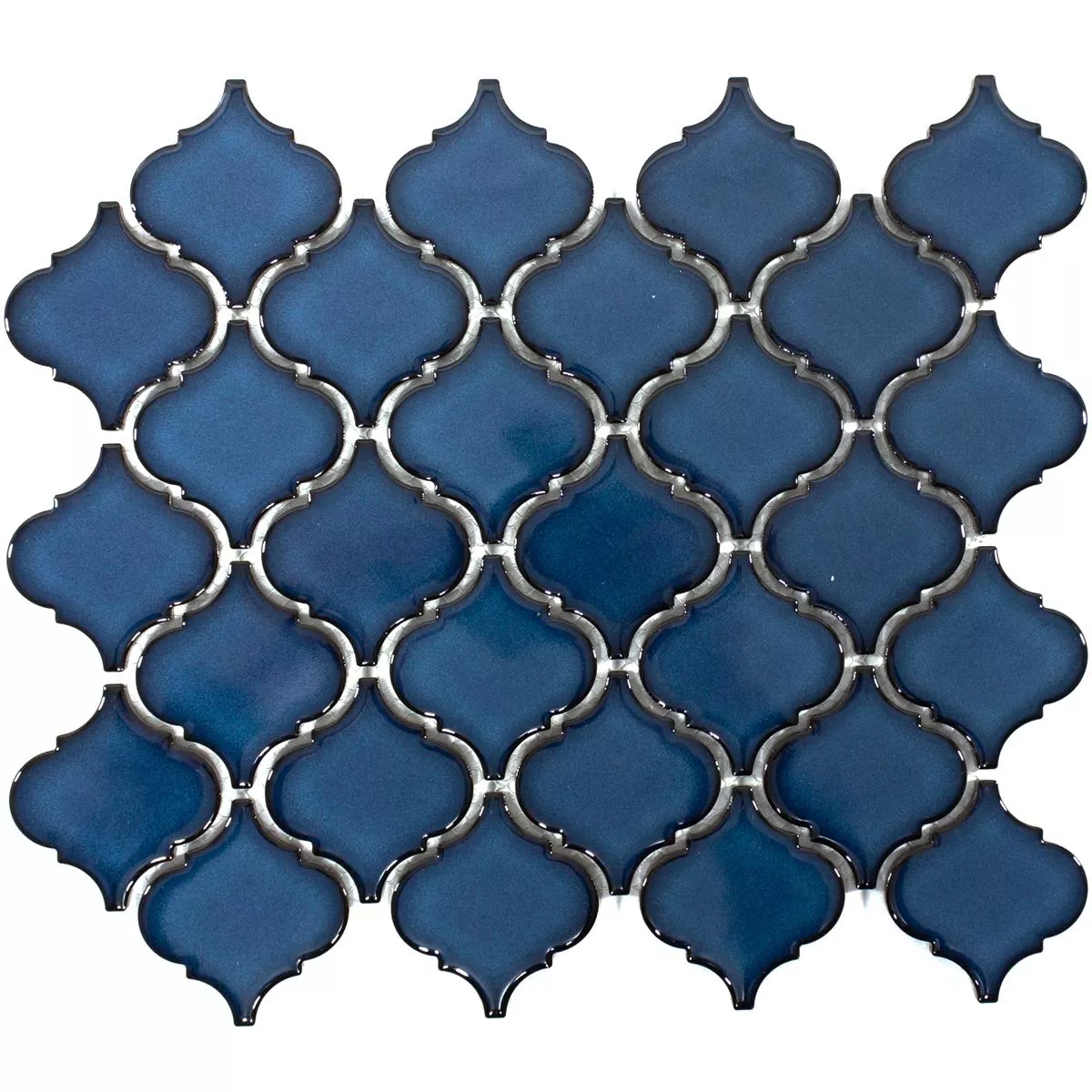 Cerâmica Azulejo Mosaico Asmara Arabesque Azul