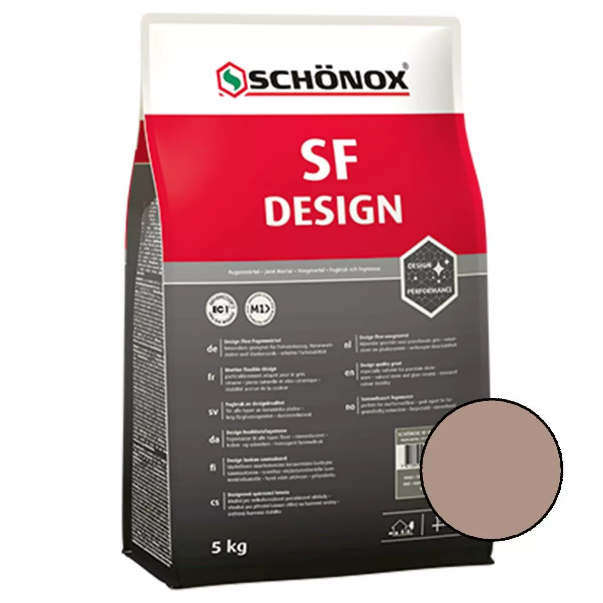Argamassa Schönox SF Design Havana 5 kg Argamassa Schönox SF Design Havana 5 kg