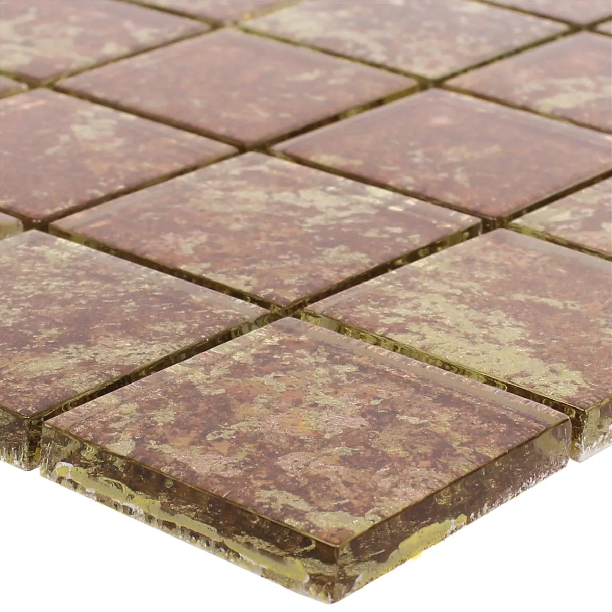 Padrão de Mosaico De Vidro Azulejos Pueblo Rústico Amarelo Laranja