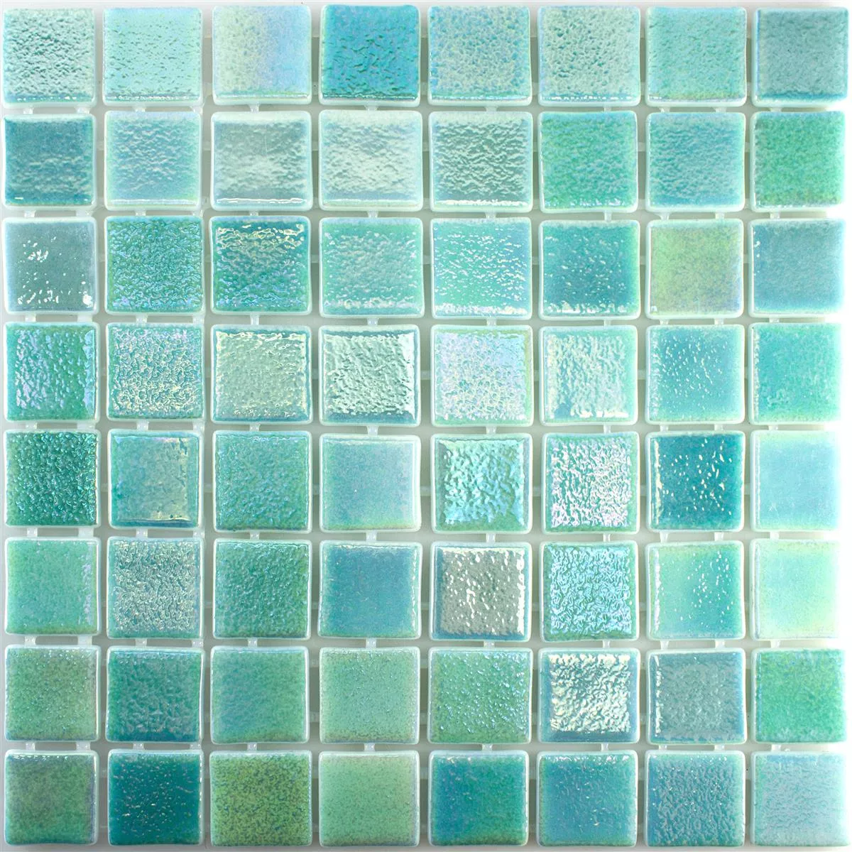 Padrão de Vidro Piscina Pool Mosaico McNeal Turquesa 38