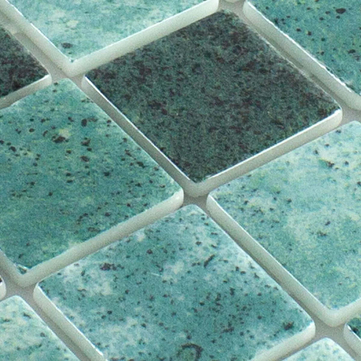 Padrão de Mosaico de Piscina de Vidro Baltic Verde