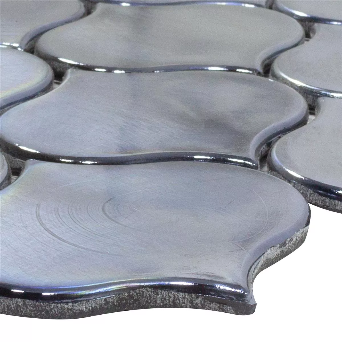 Mosaico De Vidro Azulejos Andalucia Arabesque Preto Mosaico De Vidro Azulejos Andalucia Arabesque Preto