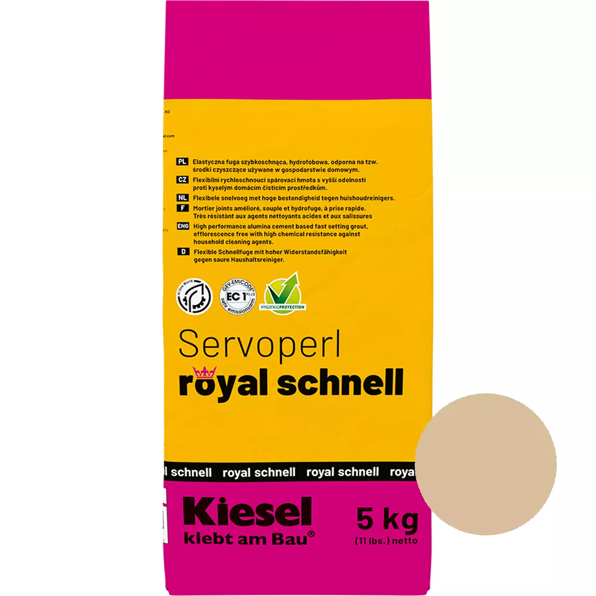 Composto comum Servoperl Royal Schnell Sahara 5 kg