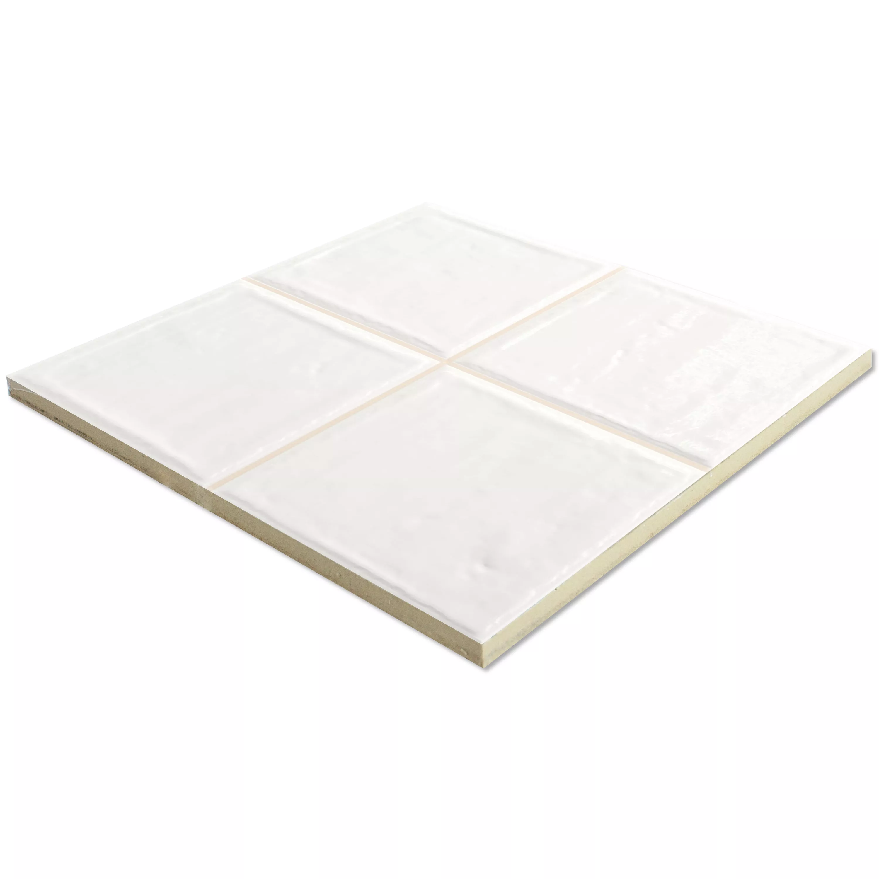 Azulejos Verbania Brilhante Ondulado Branco 20x20cm