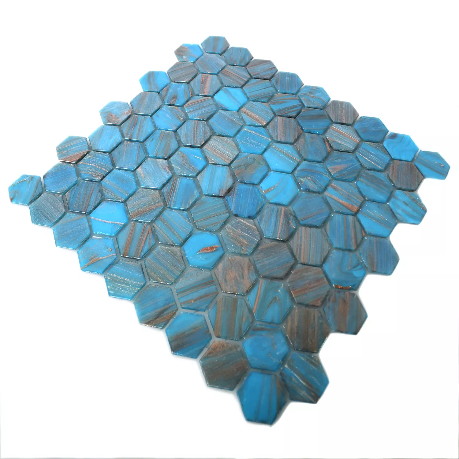 Azulejo Mosaico Trend-Vi Vidro Hexagonal 242