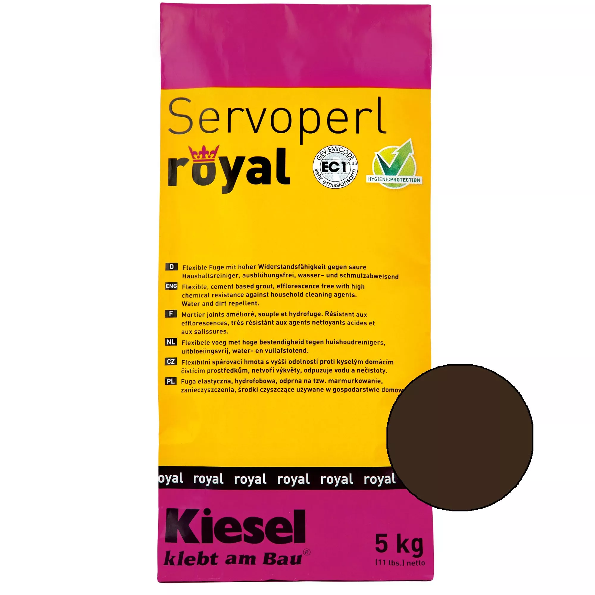 Kiesel Servoperl royal - composto conjunto - 5kg de café