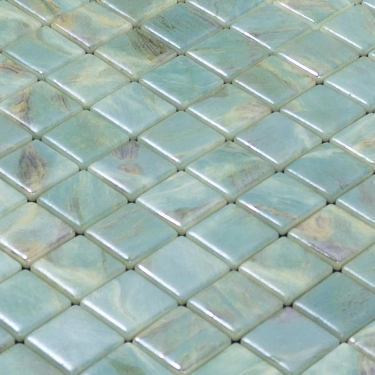 Vidro Piscina Pool Mosaico Alassio Turquesa 25