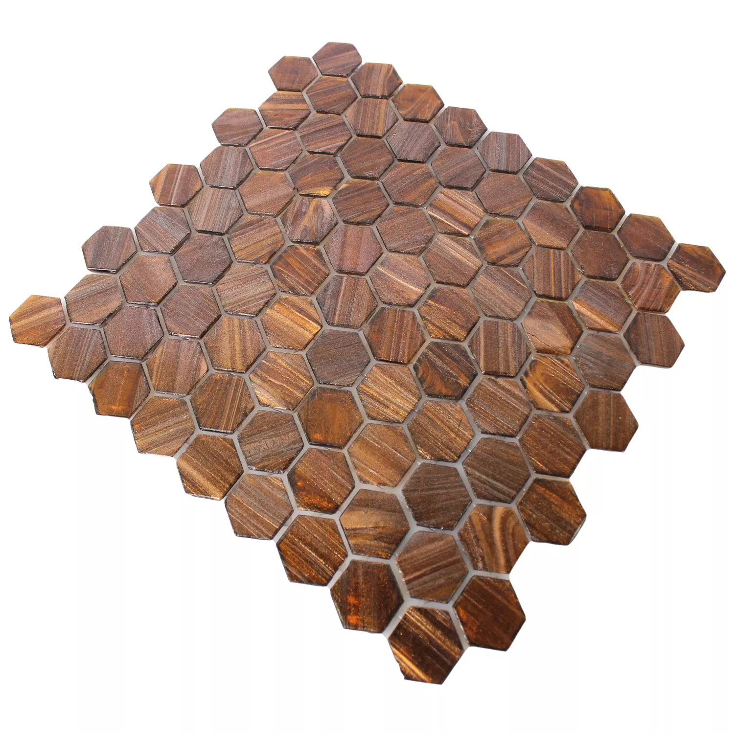 Azulejo Mosaico Trend-Vi Vidro Hexagonal 270