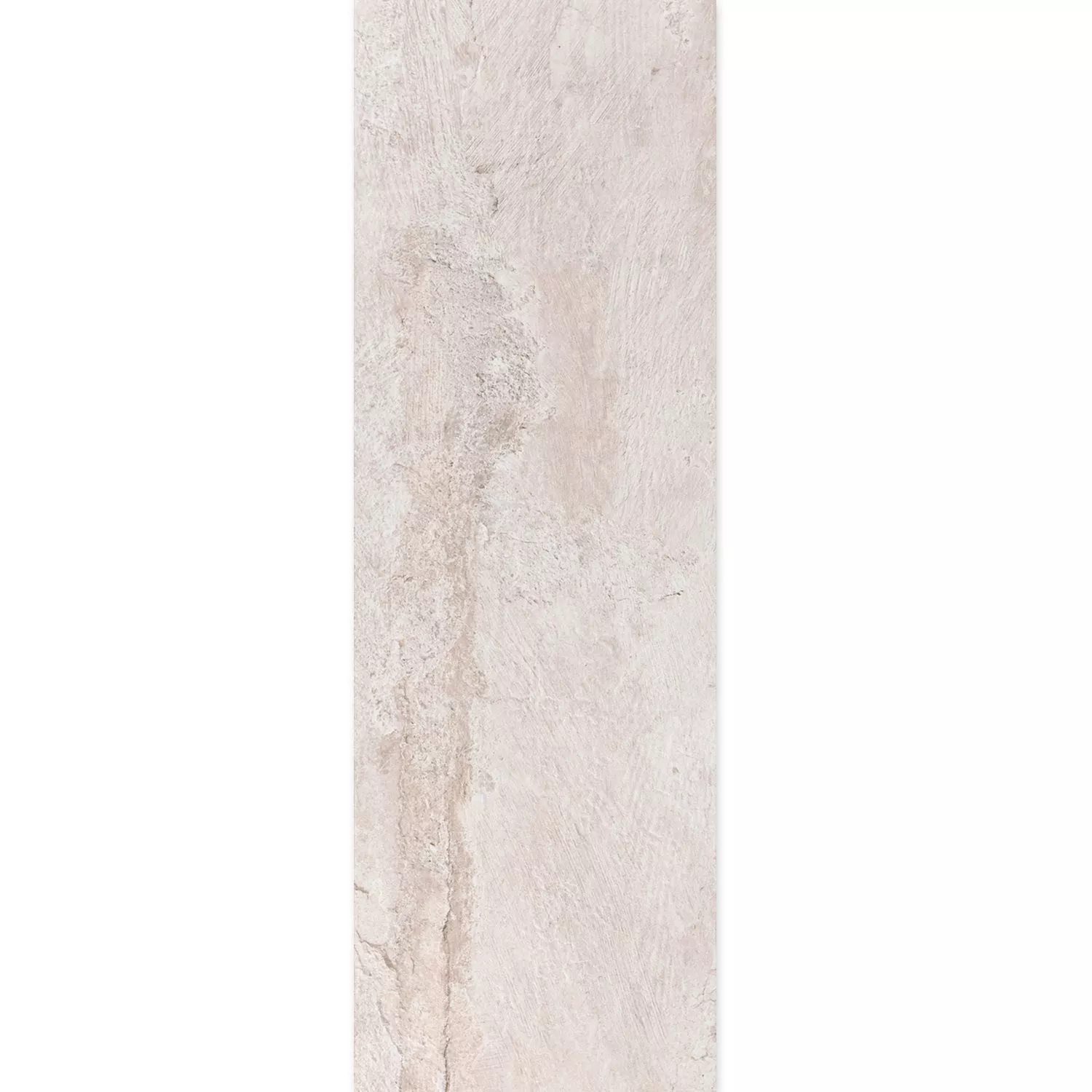 Padrão Ladrilho Olhar de Pedra Polaris R10 Branco 30x120cm