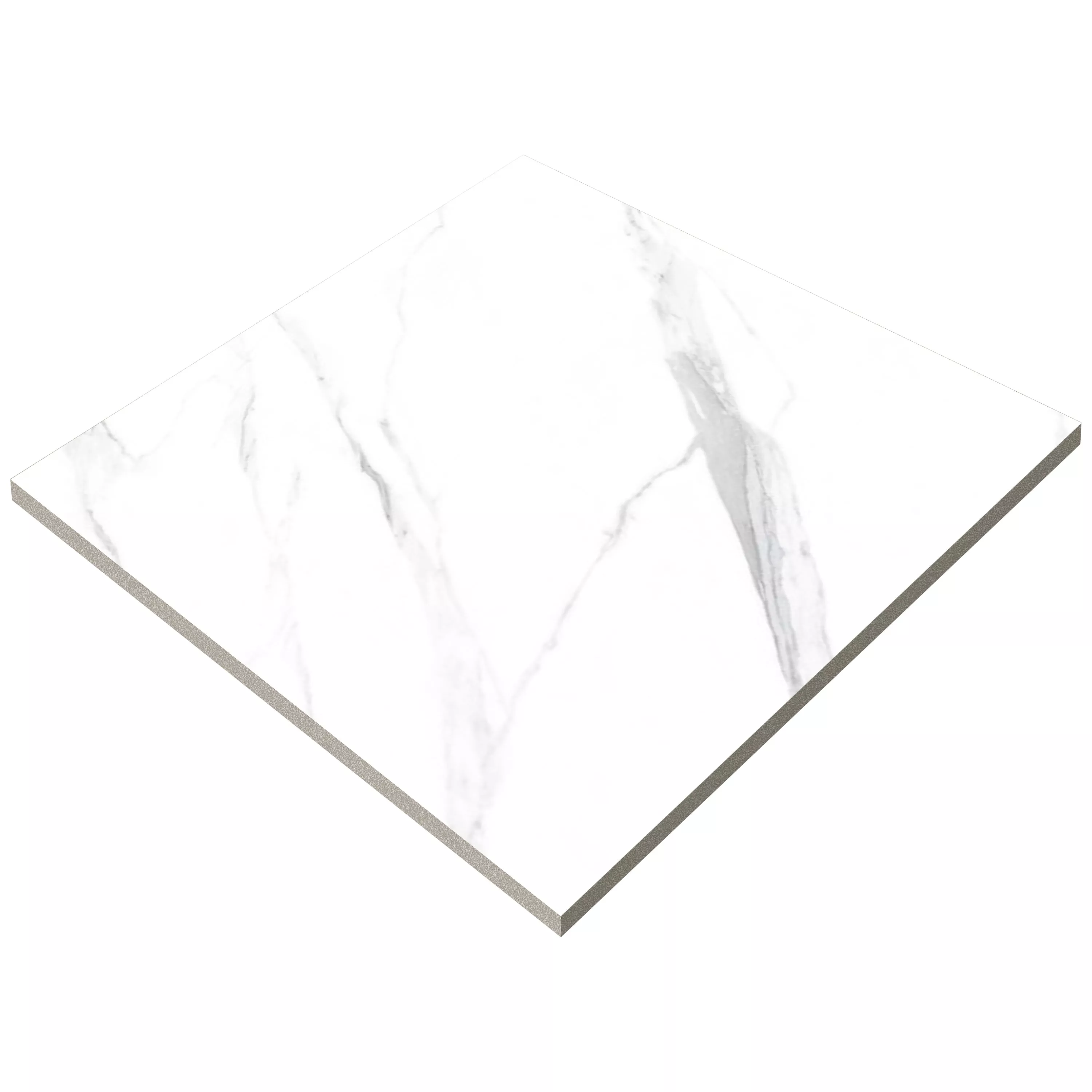 Ladrilhos Louisburg Statuario Branco Fosco Retificado 60x60cm