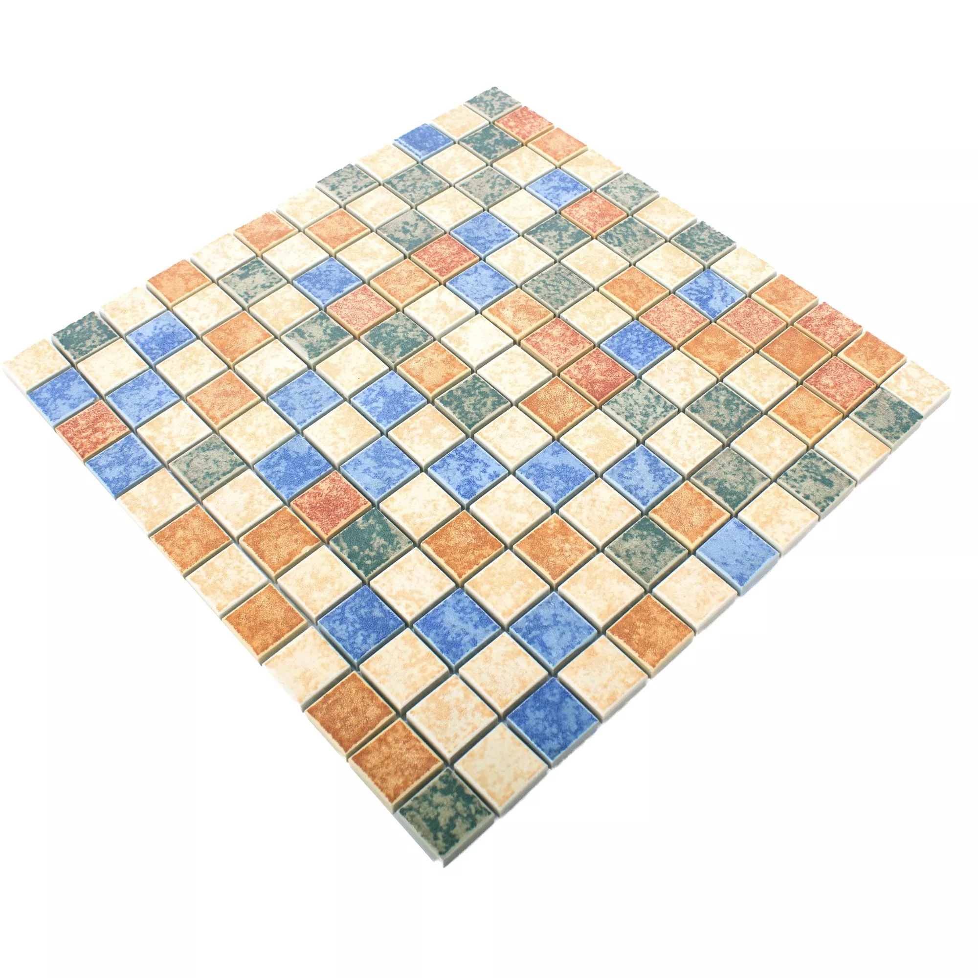 Padrão de Cerâmica Azulejo Mosaico Zotte Multicolorido Mix