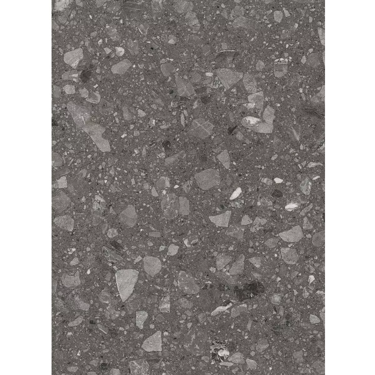 Ladrilho Grés Porcelânico Lugano Antracite 60x120 cm Ladrilho Grés Porcelânico Lugano Antracite 60x120 cm