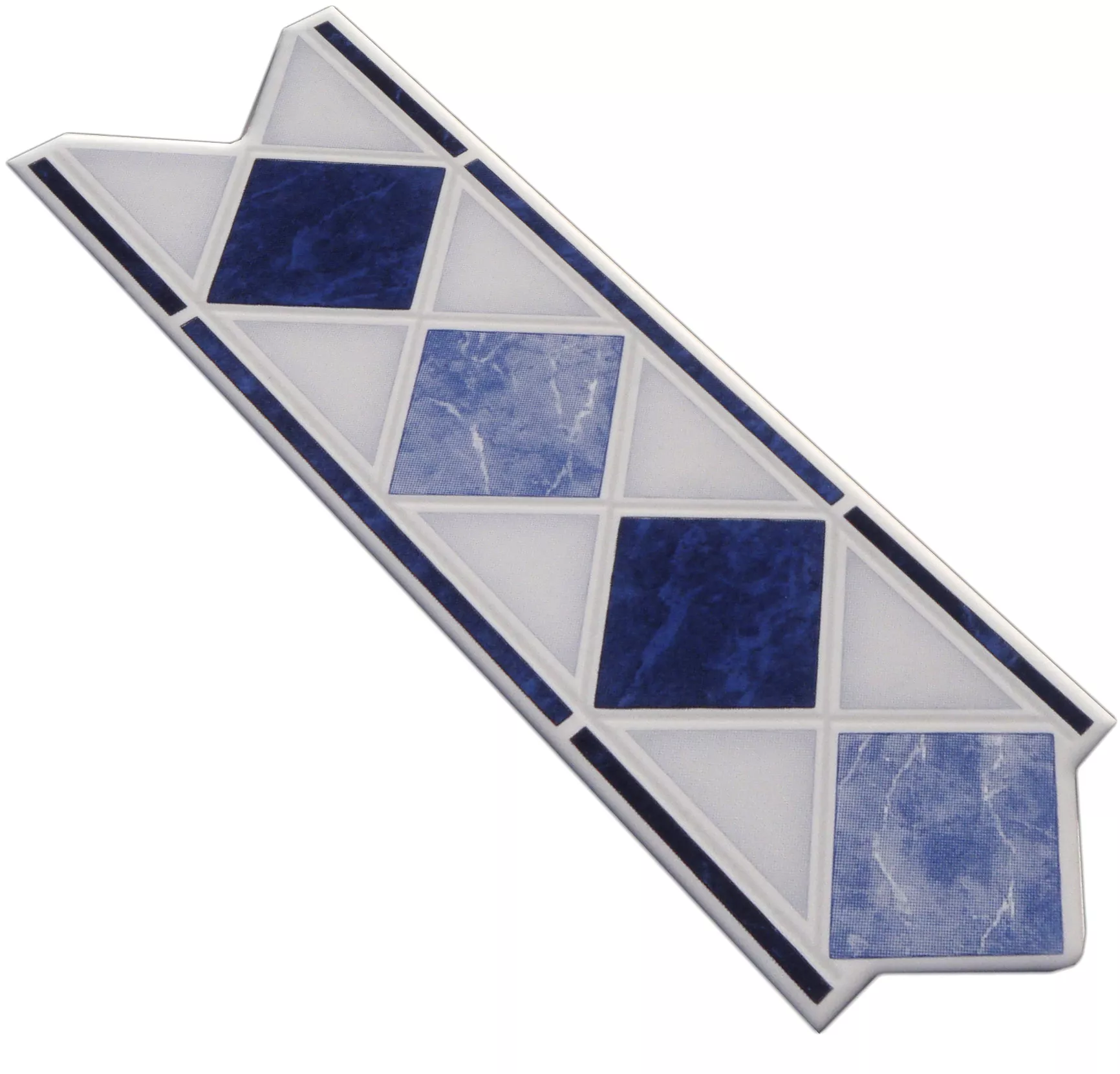 Cerâmica Azulejos Fronteira Hixson Azul 6x20cm
