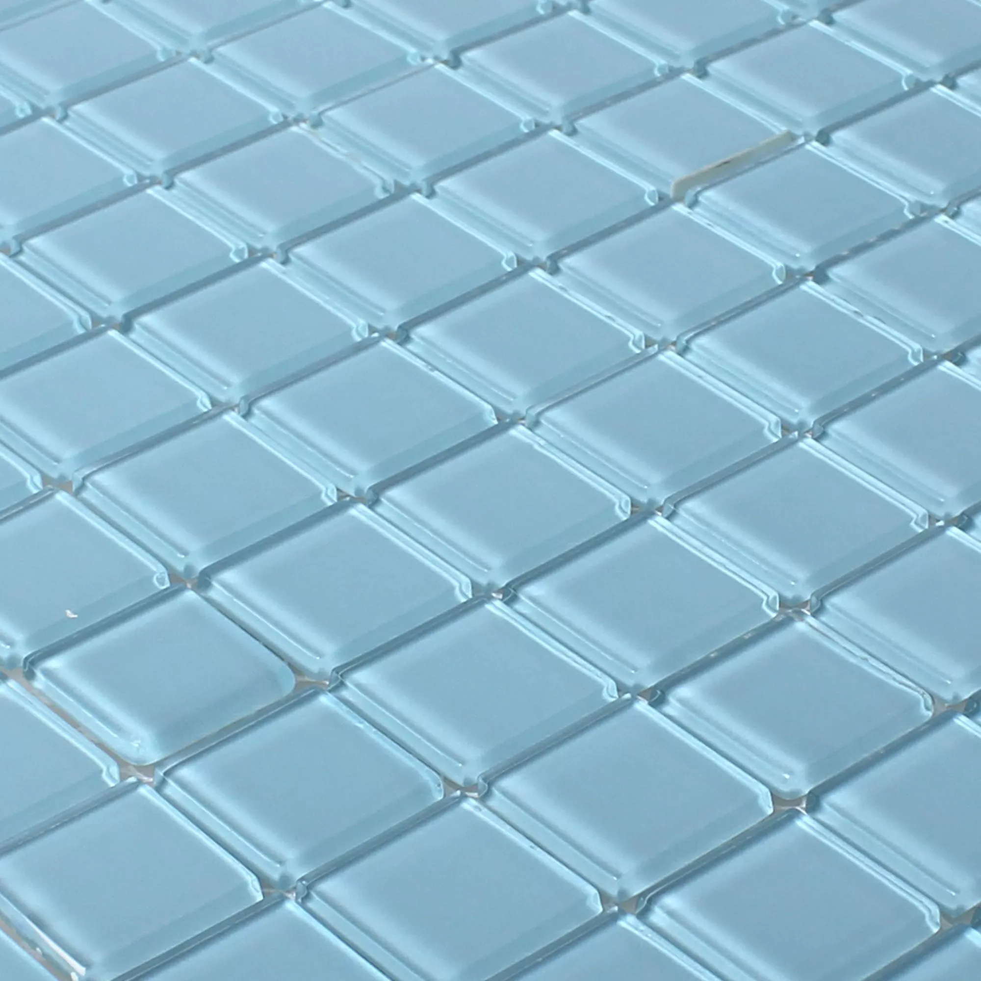 Mosaico De Vidro Azulejos Florida Azul Claro