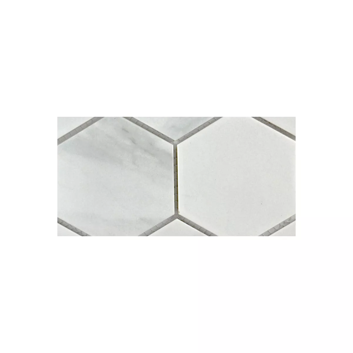 Padrão de Cerâmica Azulejo Mosaico Zyrus Carrara Hexágono 