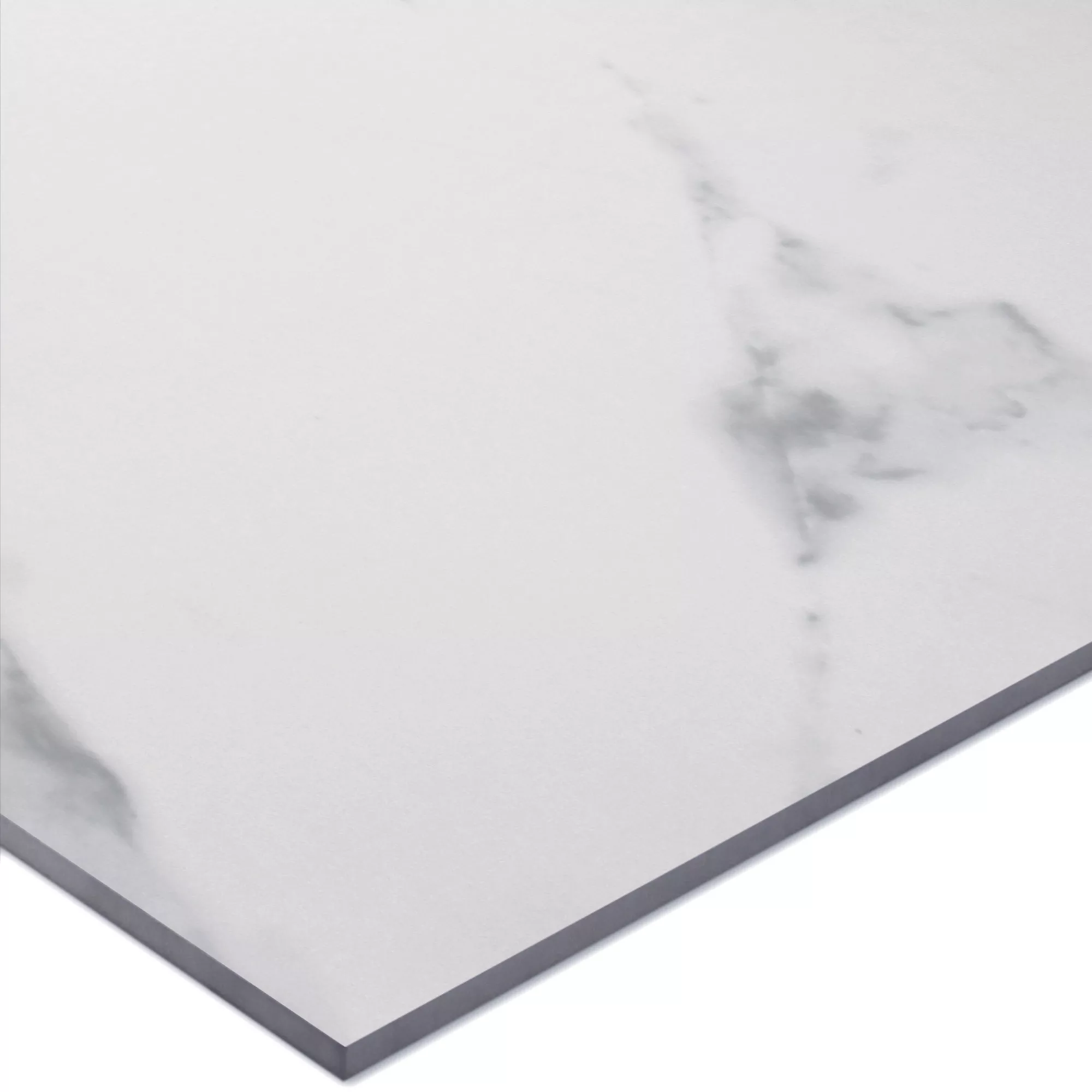 Padrão Ladrilhos Aparência de Mármore Himalaya Branco Polido 60x60cm