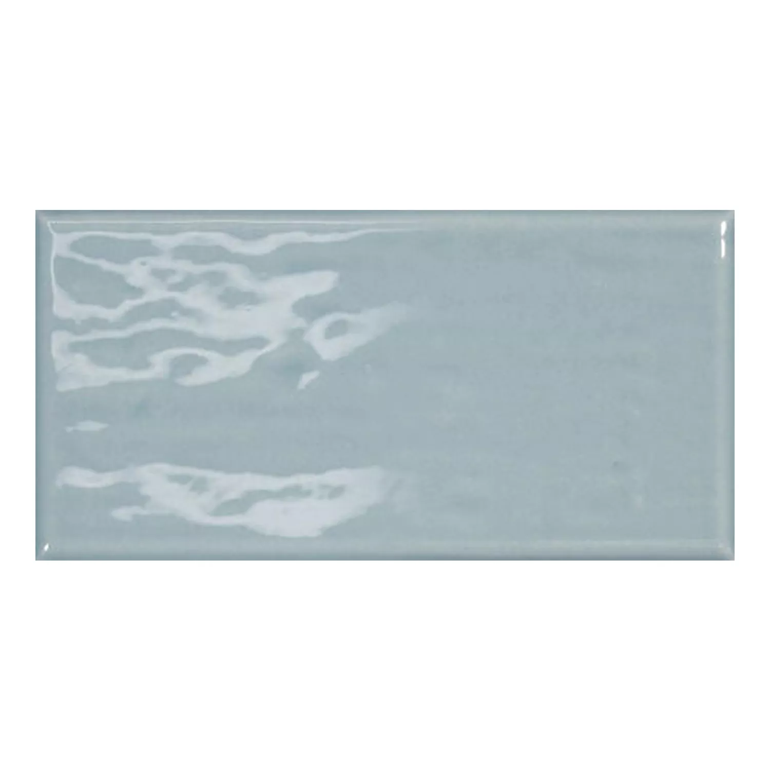 Calissi Azul Brilhante Rústico 7,5x15 cm Ocean