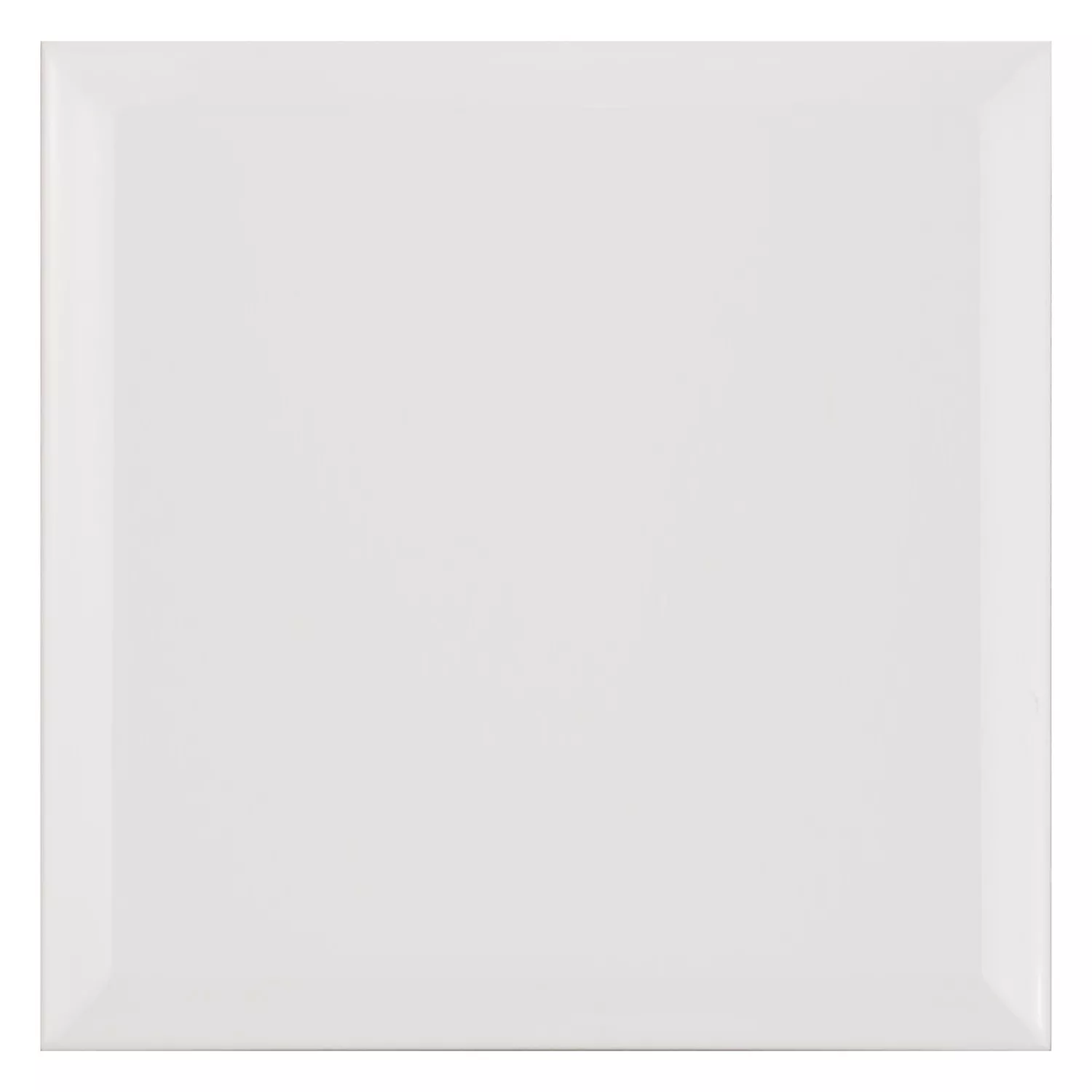 Ladrilho do metrô Branco Fosco 20x20 cm Faceta Freetown Blanco