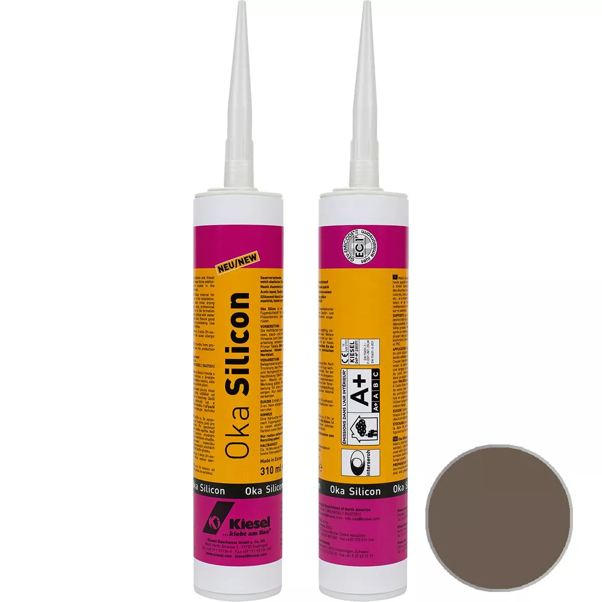 OKA SILICON junta de silicone Cacau 310 ml