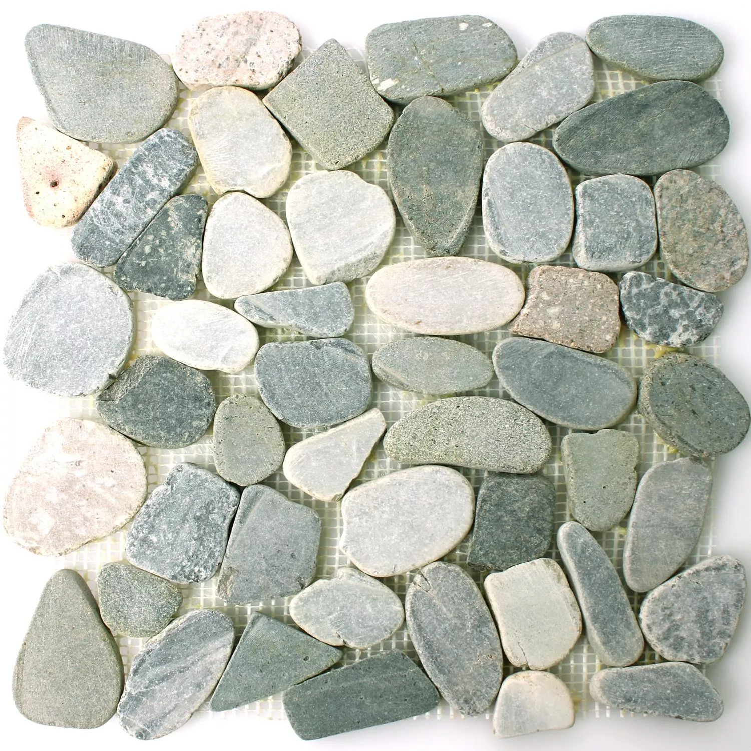 Seixos de Rio Mosaico De Pedra Natural Corte Kos