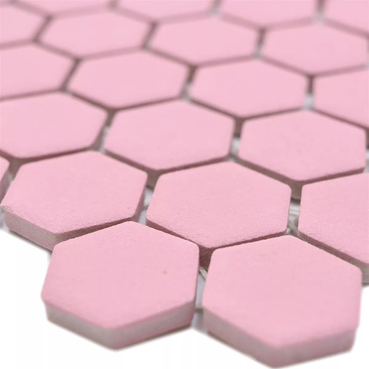 Mosaico Cerâmico Bismarck R10B Hexágono Rosa H23 Mosaico Cerâmico Bismarck R10B Hexágono Rosa H23