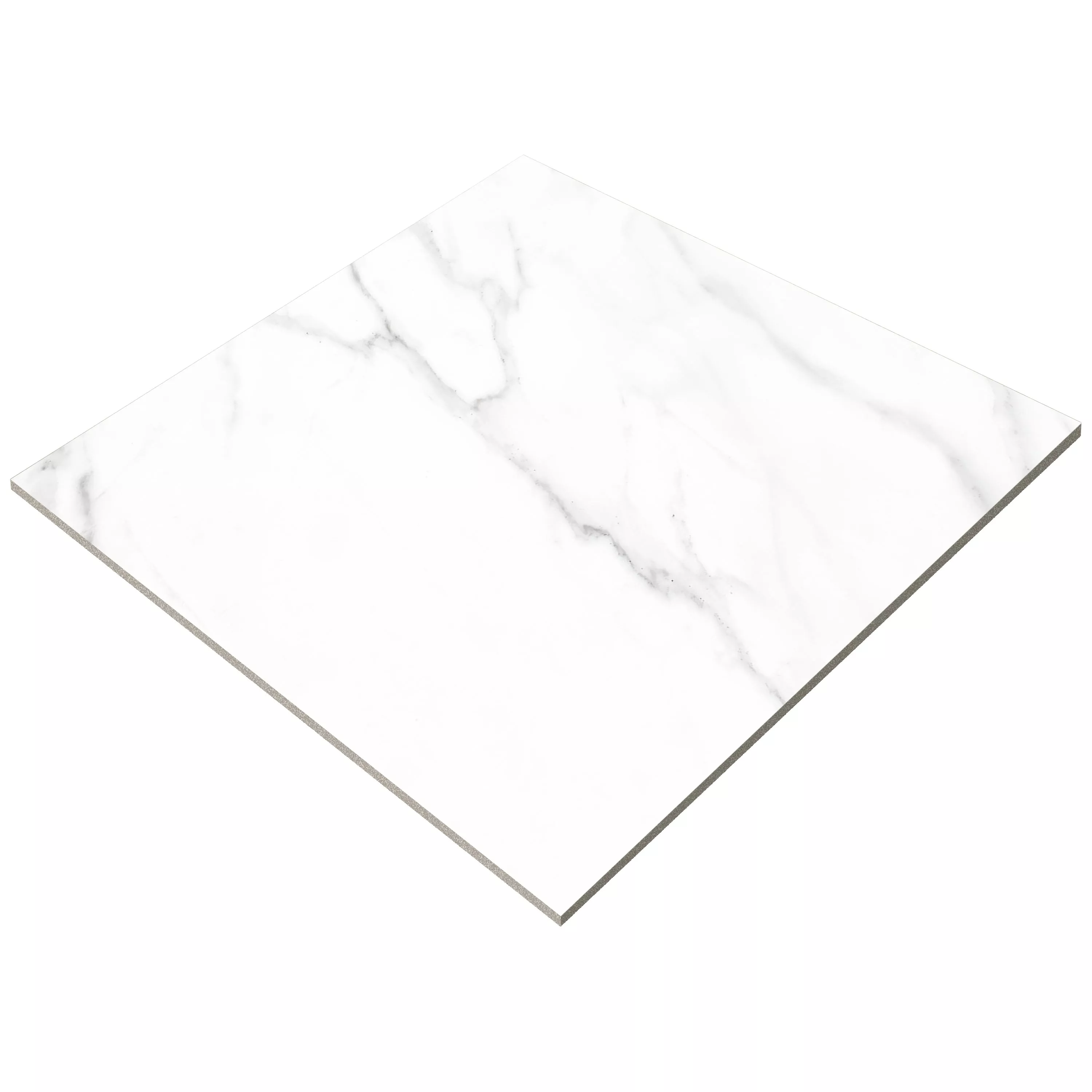 Ladrilhos Arcadia Aparência de Mármore Fosco Branco 60x60cm