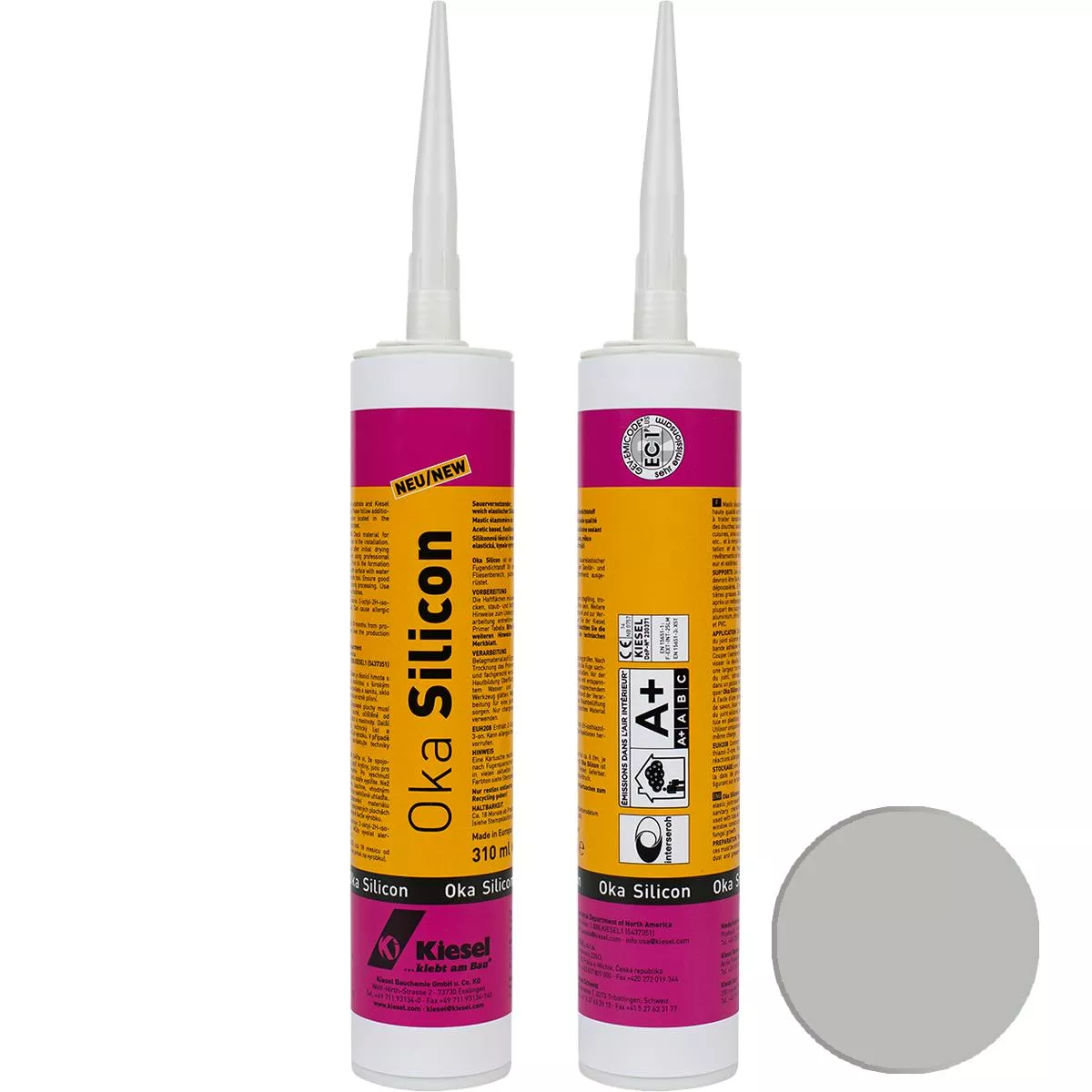 Junta de silicone Kiesel OKA SILICON Manhattan 310 ml