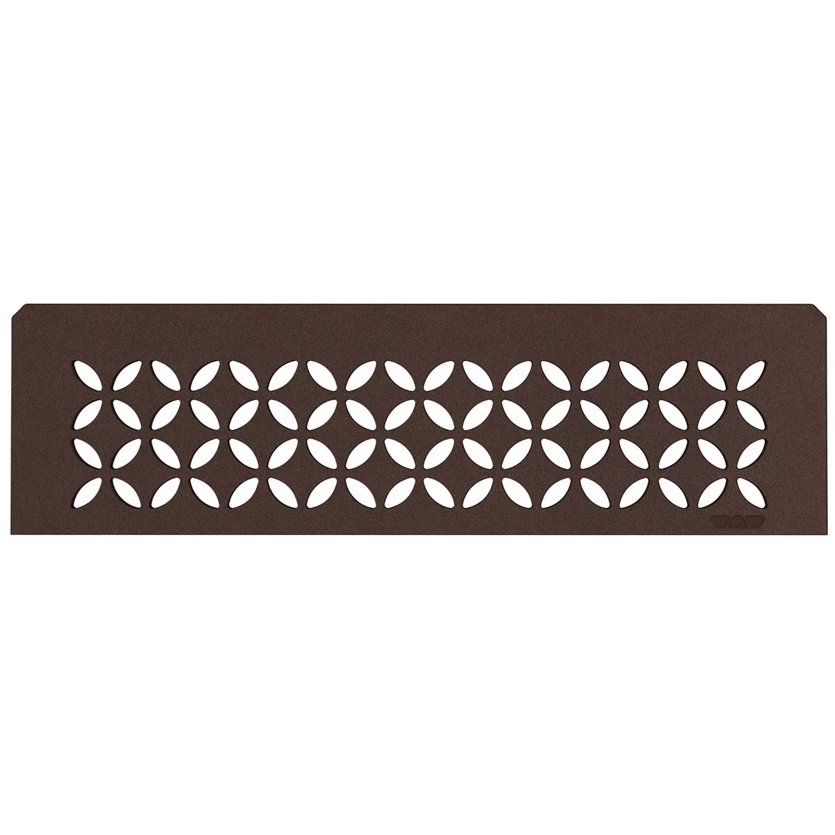 Nicho de parede retangular Schlüter 30x8,7cm Floral Bronze