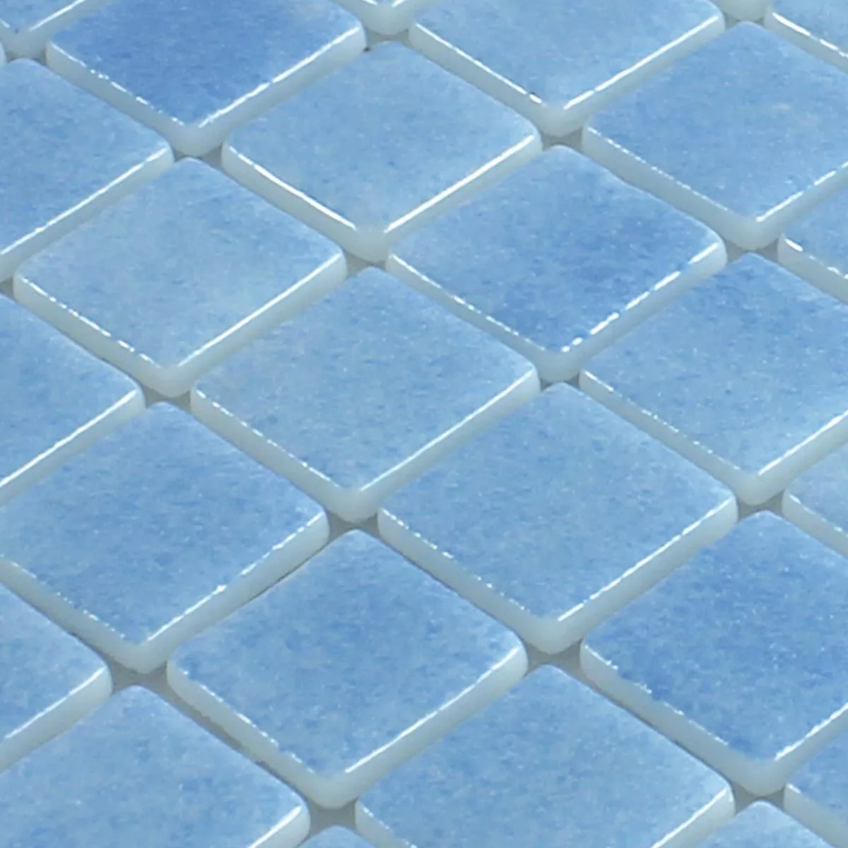 Padrão de Vidro Piscina Pool Mosaico Lagune R11C Azul Claro