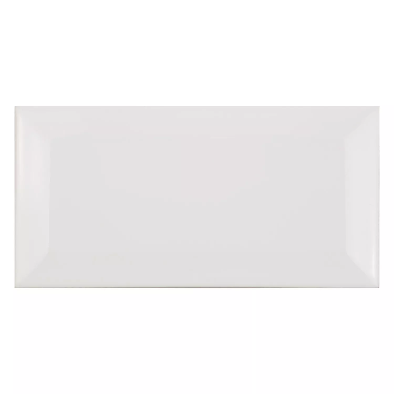 Ladrilho do metrô Branco Fosco 7,5x15 cm Faceta Pitcox Blanco