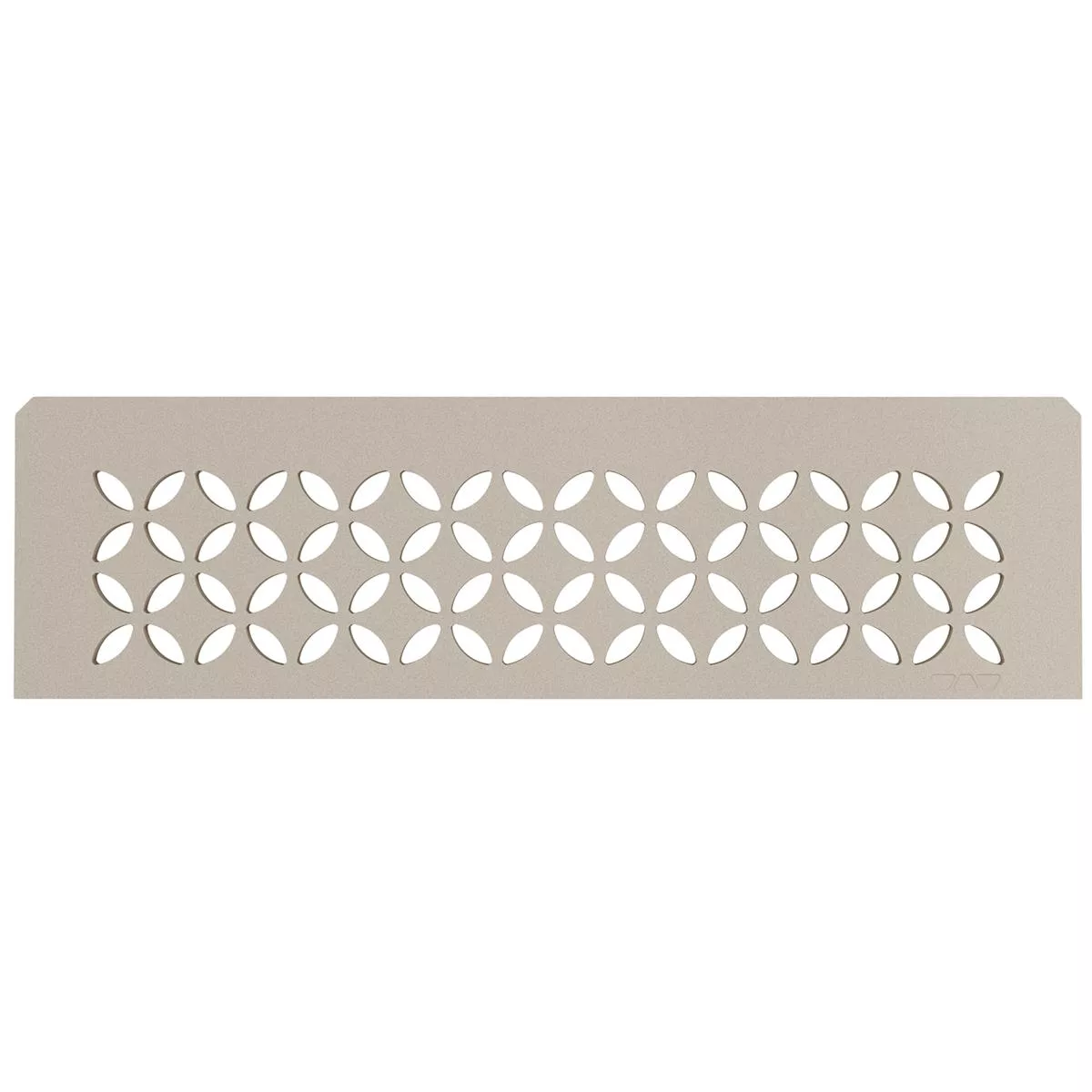 Nicho de parede retangular Schlüter 30x8,7cm Floral Creme