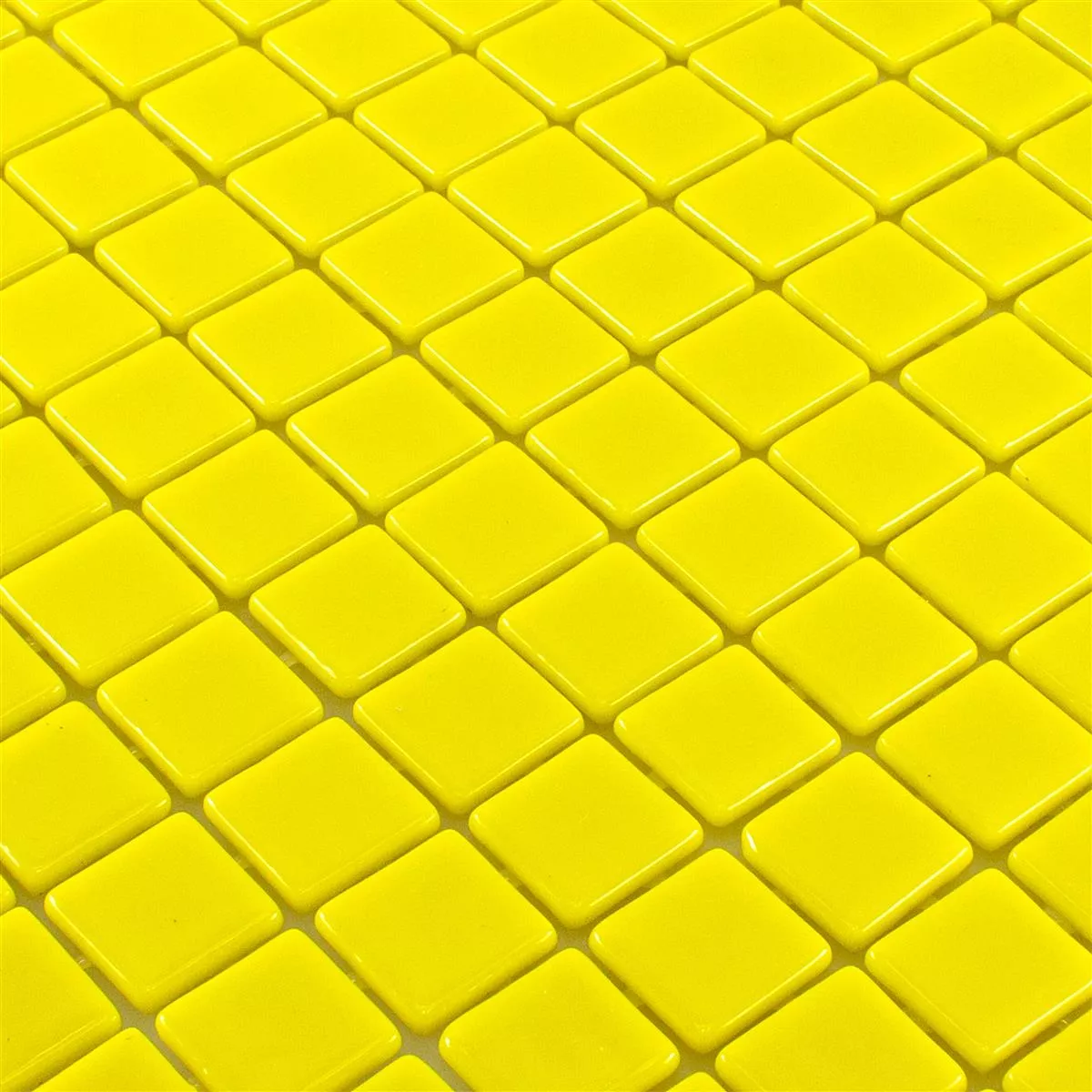 Padrão de Vidro Pool Piscina Mosaico Pixley Amarelo