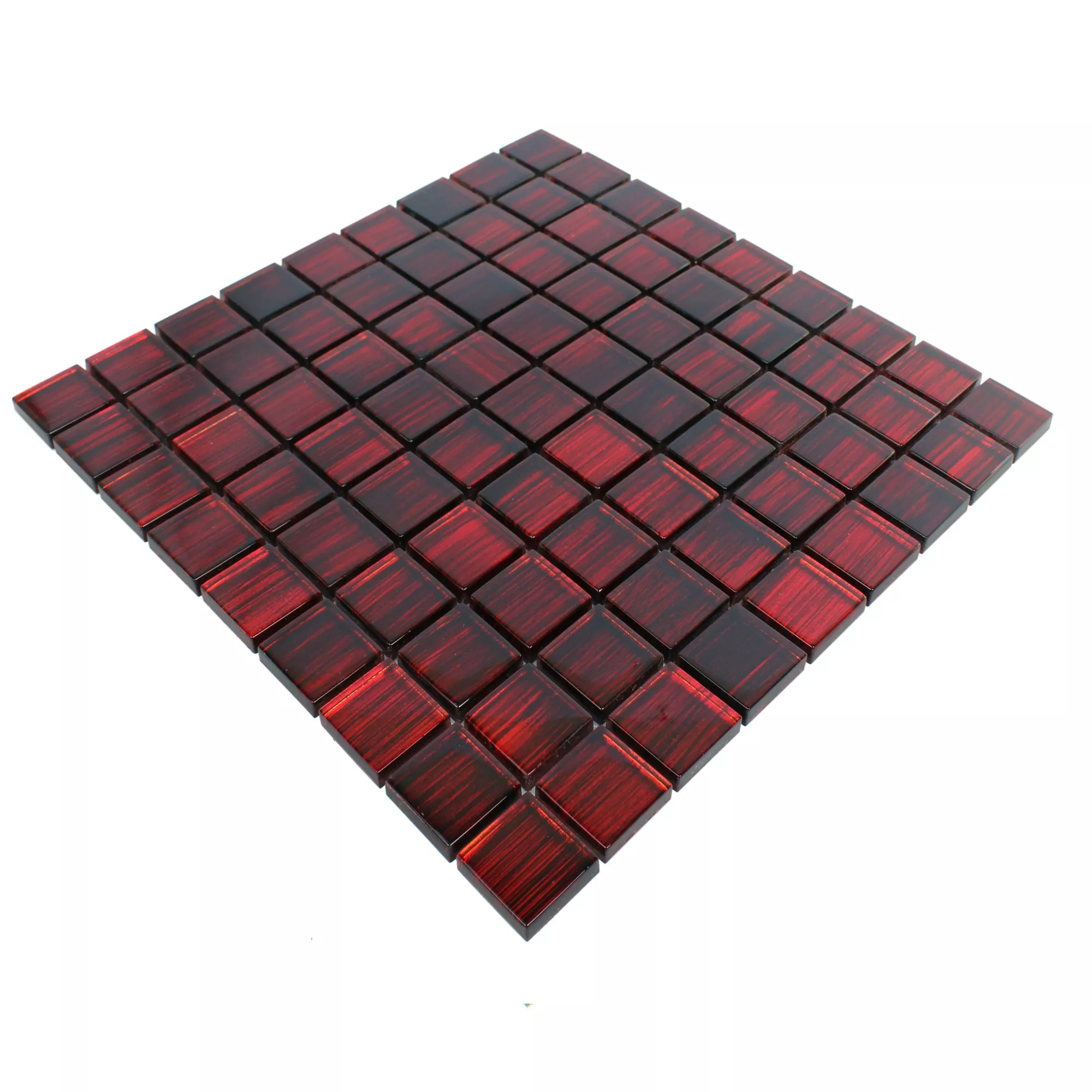 Mosaico De Vidro Azulejos Tradition Vermelho escuro