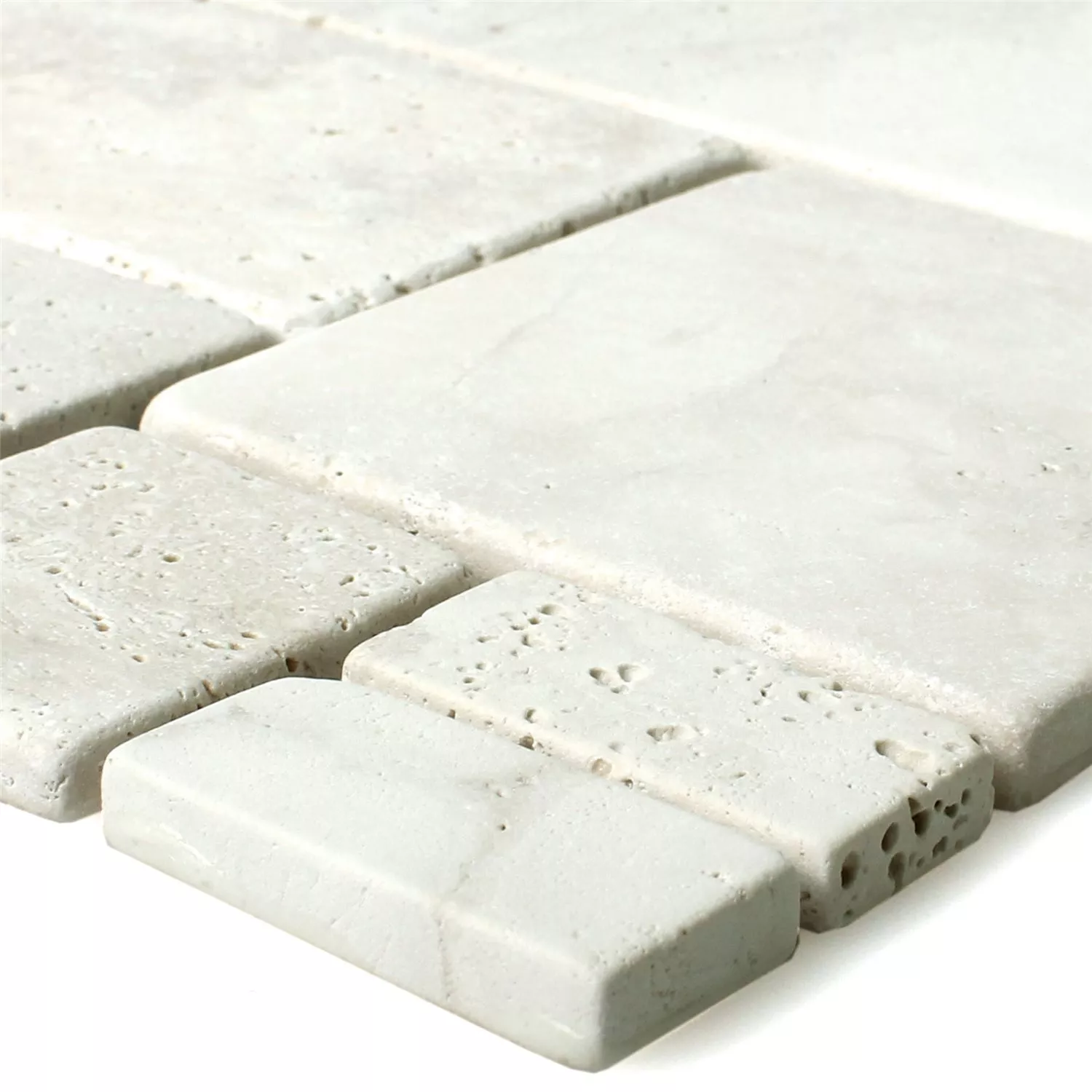 Mosaico De Pedra Natural Kavala Associação Romana Marfim Mosaico De Pedra Natural Kavala Associação Romana Marfim